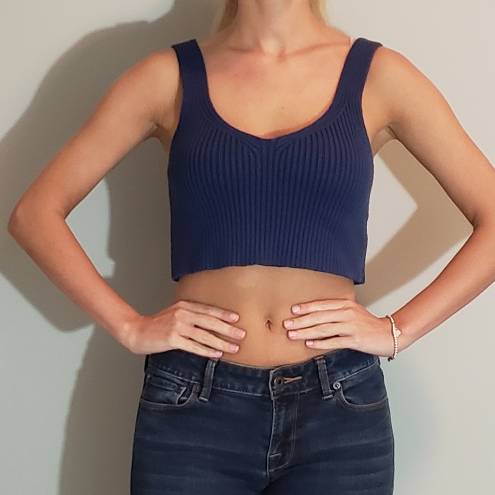 Knit Crop Top Tank